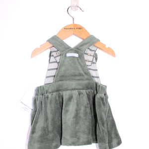 Velour Pinafore Baby Dress 1-2m / 56