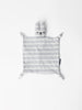 PO.P Stripe Shawl/Blanket Grey Unisex One Size
