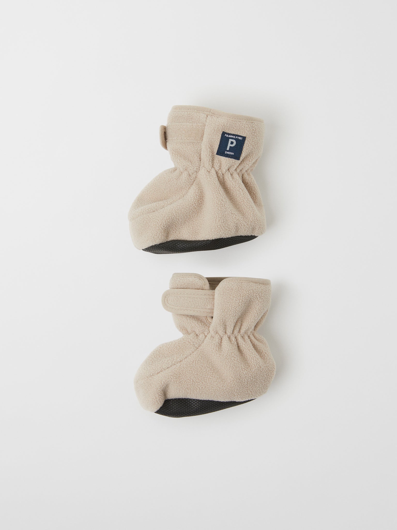 Windproof fleece booties for baby