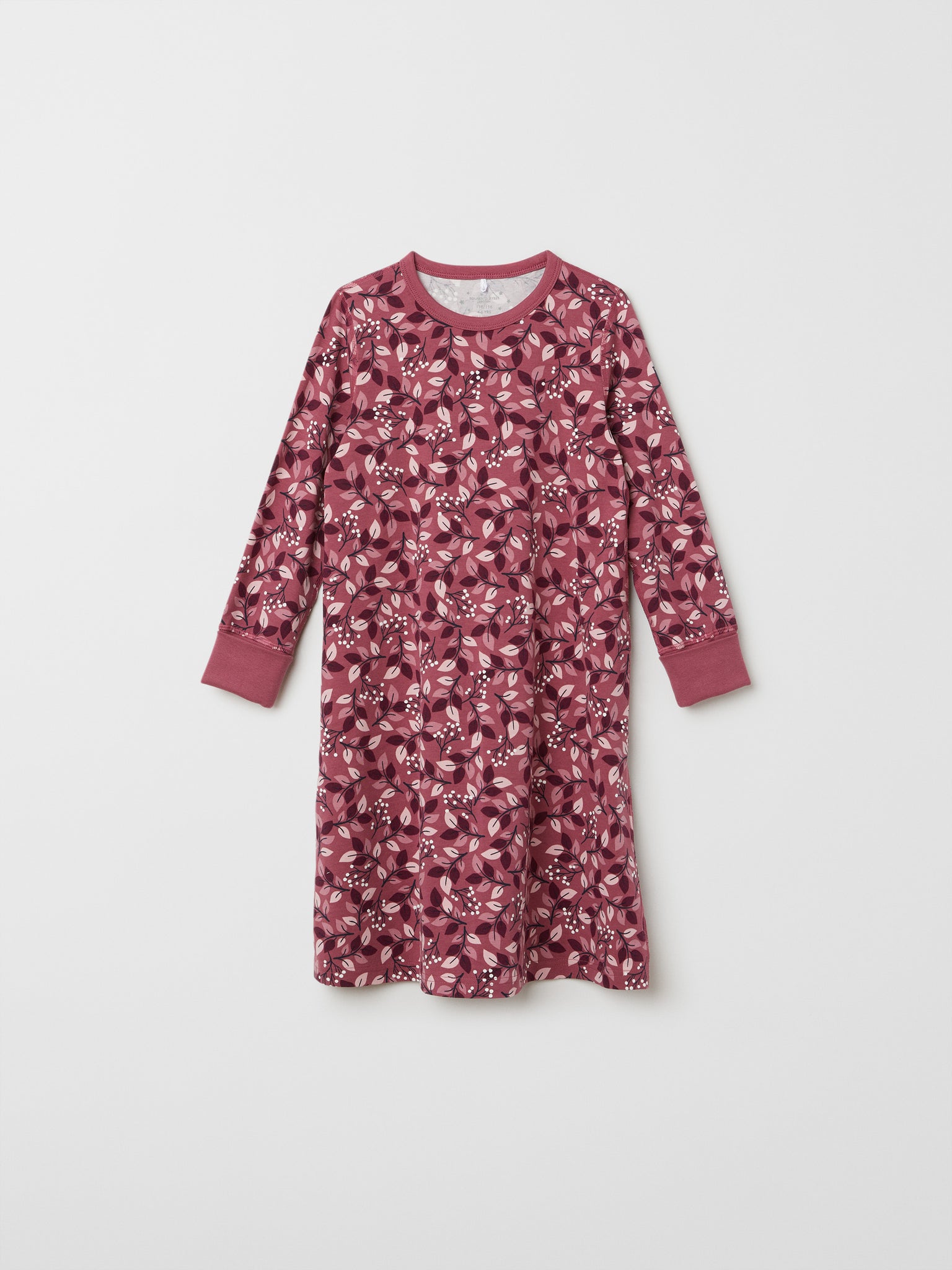 Organic Cotton Kids Nightdress from the Polarn O. Pyret adult collection. Clothes made using sustainably sourced materials.