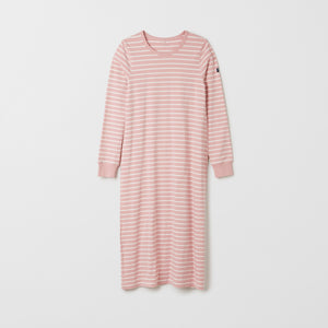 Organic Cotton Pink Adult Nightdress from the Polarn O. Pyret adult collection. Clothes made using sustainably sourced materials.