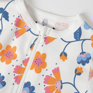 Floral Print Baby Sleepsuit 2-6m / 62/68