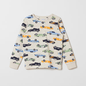 Car Print Kids Sweatshirt 5-6y / 116