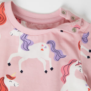 Unicorn Print Kids T-Shirt 1.5-2y / 92
