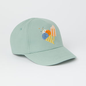 Kids Ice Cream Applique Cap from the Polarn O. Pyret kidswear collection. Quality kids clothing made to last.