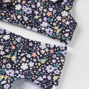 Floral Kids Bikini from the Polarn O. Pyret baby collection. Nordic kids clothes made from sustainable sources.