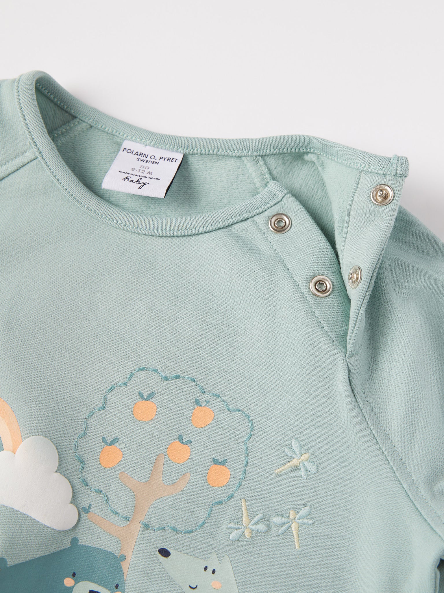 Animal Print Baby Top from the Polarn O. Pyret baby collection. The best ethical kids clothes