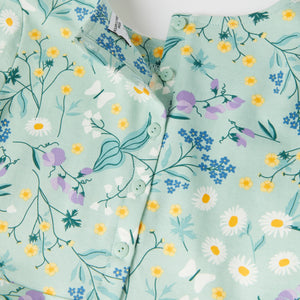 Ditsy Floral Kids Dress from the Polarn O. Pyret kidswear collection. Ethically produced kids clothing.