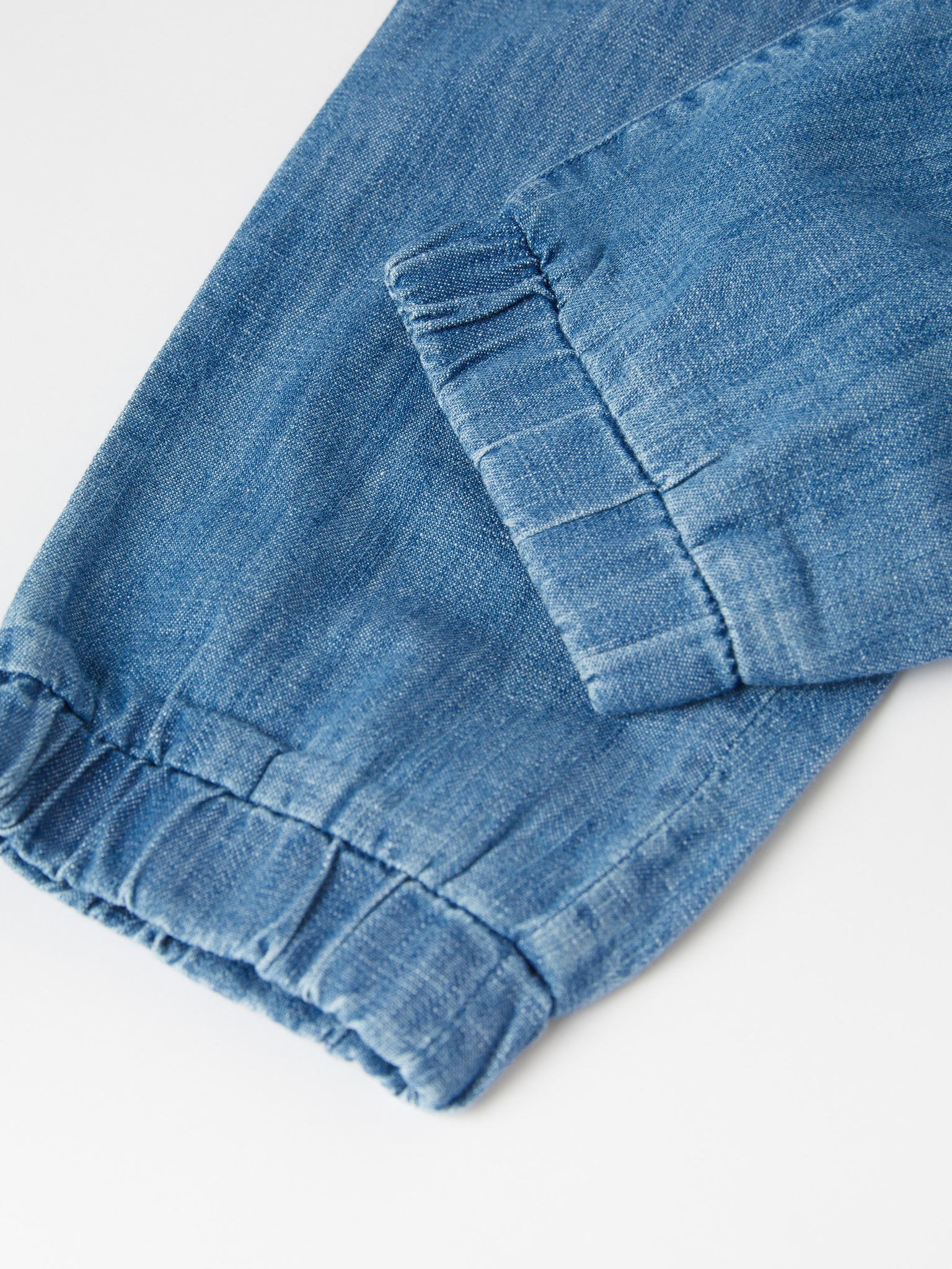 Denim Baby Trousers from the Polarn O. Pyret kidswear collection. The best ethical kids clothes