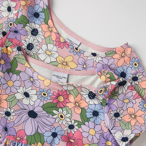 Pink Floral Print Kids Dress from the Polarn O. Pyret kidswear collection. The best ethical kids clothes