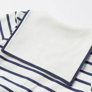 Organic Breton Stripe Baby T-Shirt from the Polarn O. Pyret baby collection. Ethically produced kids clothing.