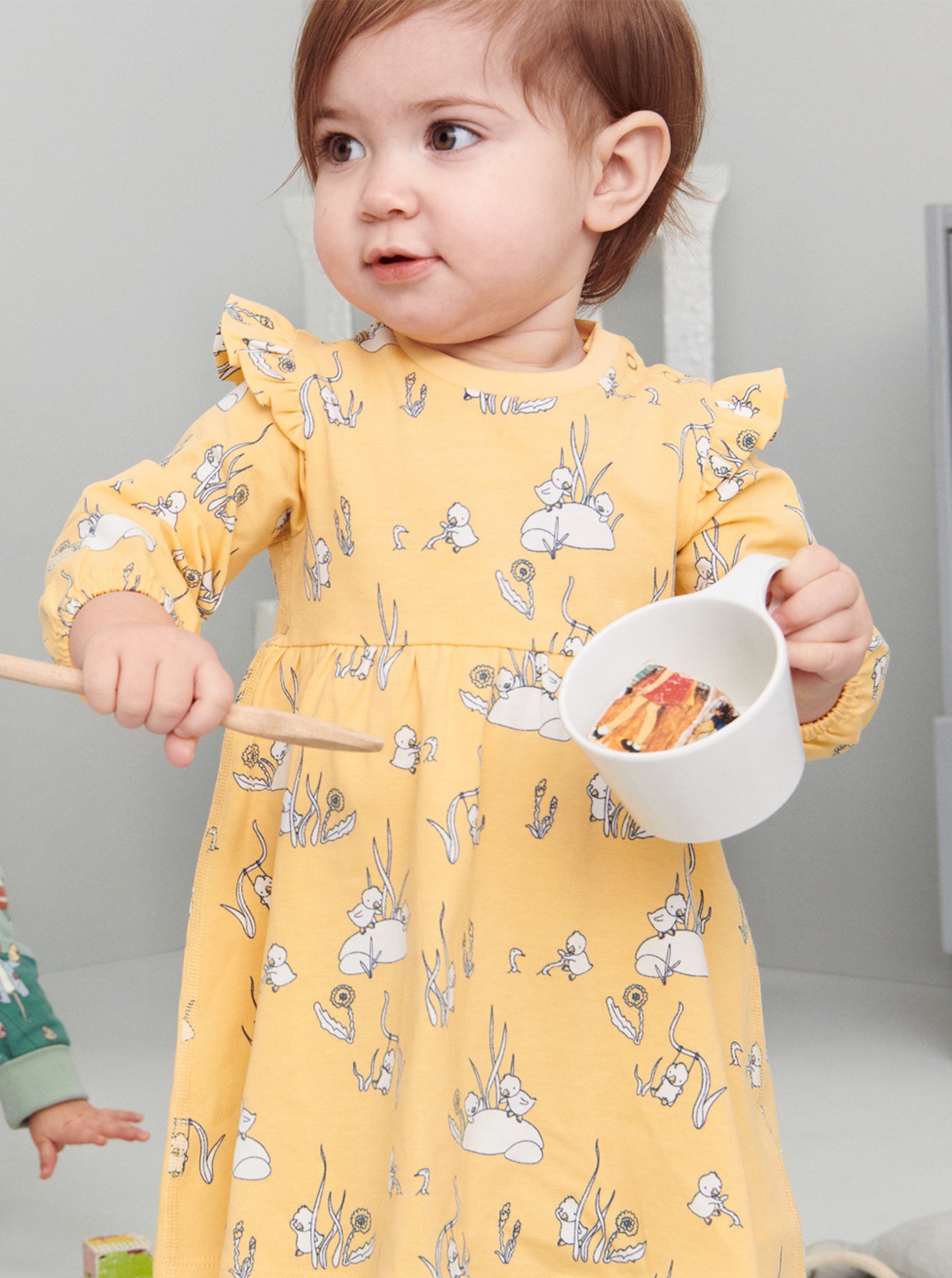 Little Chick Frilled Baby Dress