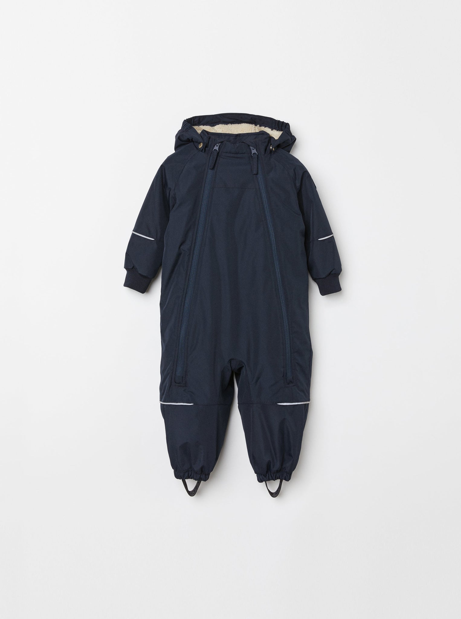 Navy Padded Baby Overall from the Polarn O. Pyret kidswear collection. Quality kids clothing made to last.