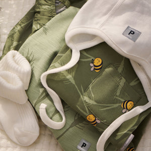 Bee Print Baby Shorts
