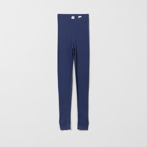 Blue Adult Merino Wool Long Johns from the Polarn O. Pyret outerwear collection. The best ethical kids outerwear.