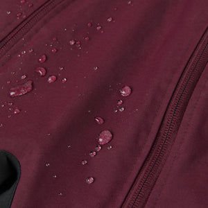 Burgundy Shell Waterproof Baby Overall from the Polarn O. Pyret outerwear collection. Quality kids clothing made to last.