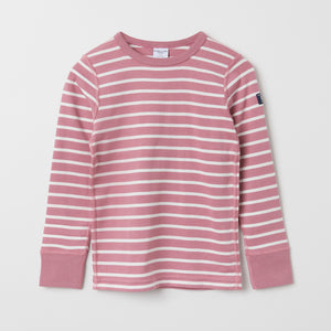 Organic Cotton Pink Kids Top from the Polarn O. Pyret kidswear collection. Made using 100% GOTS Organic Cotton