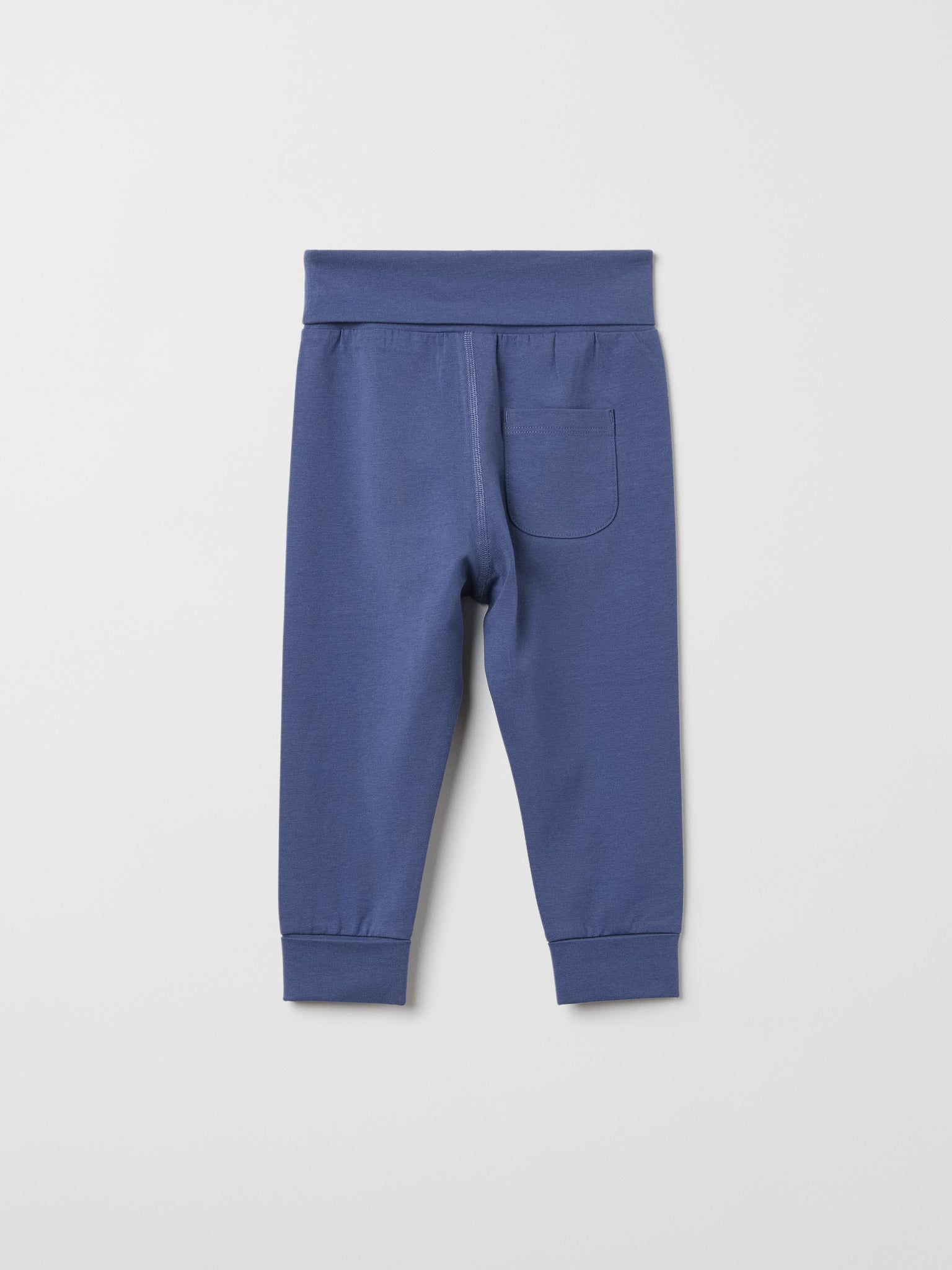 Organic Cotton Blue Baby Leggings from the Polarn O. Pyret baby collection. Clothes made using sustainably sourced materials.