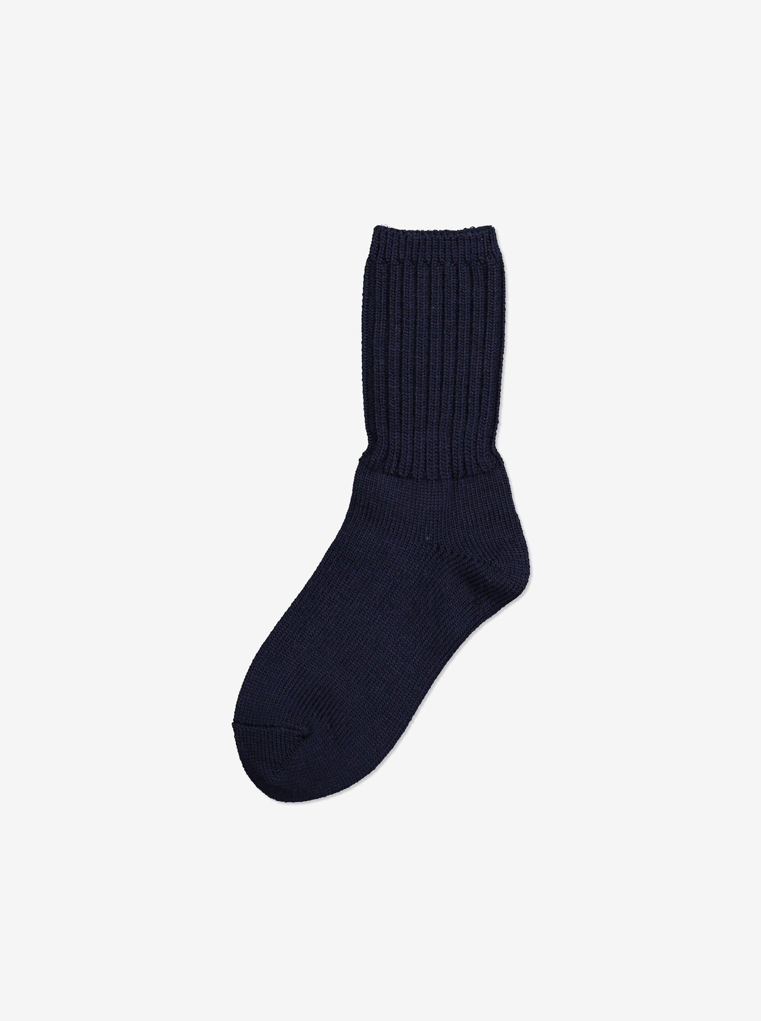 Merino Wool Navy Kids Thermal Socks | Polarn O. Pyret UK