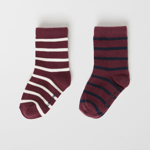Organic Cotton Kids Socks Multipack from the Polarn O. Pyret kids collection. Nordic kids clothes made from sustainable sources.