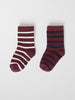 Organic Cotton Kids Socks Multipack from the Polarn O. Pyret kids collection. Nordic kids clothes made from sustainable sources.