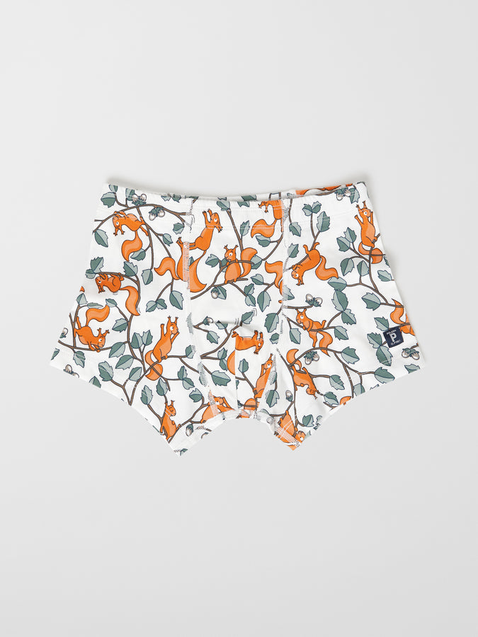 Organic Cotton Boys Boxer Shorts from the Polarn O. Pyret kids collection. Nordic kids clothes made from sustainable sources.