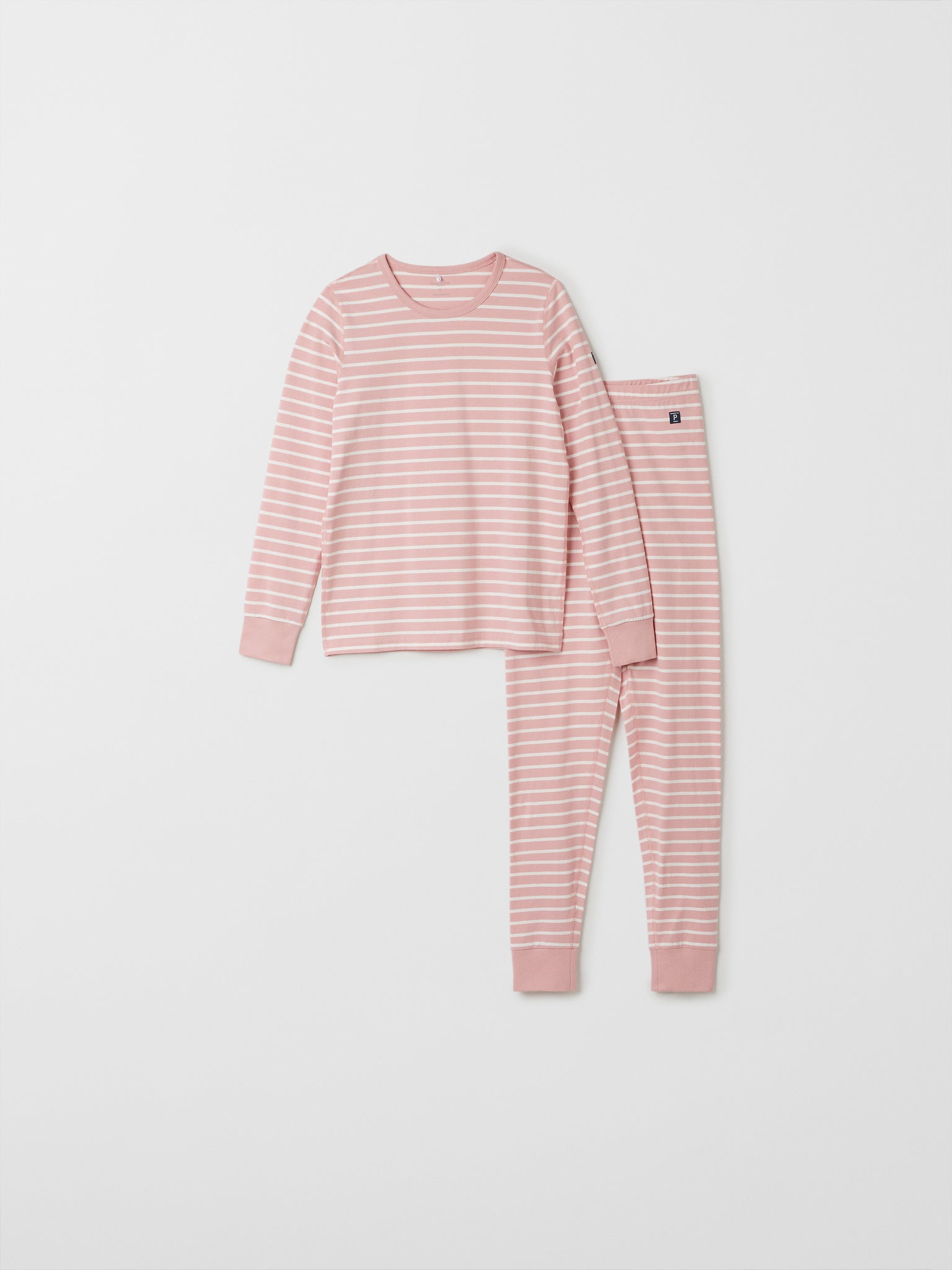 Organic Cotton Pink Adult Pyjamas from the Polarn O. Pyret adult collection. Made using 100% GOTS Organic Cotton