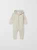 Knitted Cotton Beige Baby All-In-One from the Polarn O. Pyret baby collection. The best ethical baby clothes