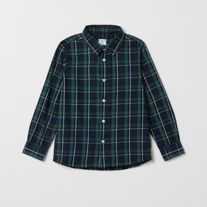 Organic Cotton Checked Kids Shirt from the Polarn O. Pyret kidswear collection. The best ethical kids clothes