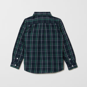 Organic Cotton Checked Kids Shirt from the Polarn O. Pyret kidswear collection. The best ethical kids clothes