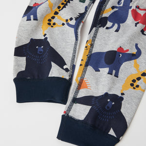 Animal Print Cotton Kids Leggings from the Polarn O. Pyret kidswear collection. Nordic kids clothes made from sustainable sources.