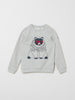Bear Print Cotton Kids Sweatshirt from the Polarn O. Pyret kidswear collection. The best ethical kids clothes