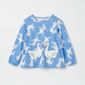 Swan Pocket Kids Top from the Polarn O. Pyret kidswear collection. The best ethical kids clothes