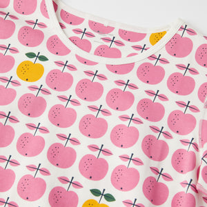 Apple Print Adult Nightdress from the Polarn O. Pyret adult collection. Ethically produced kids clothing.