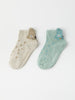 Two Pack Kids Trainer Socks from the Polarn O. Pyret kidswear collection. Nordic kids clothes made from sustainable sources.