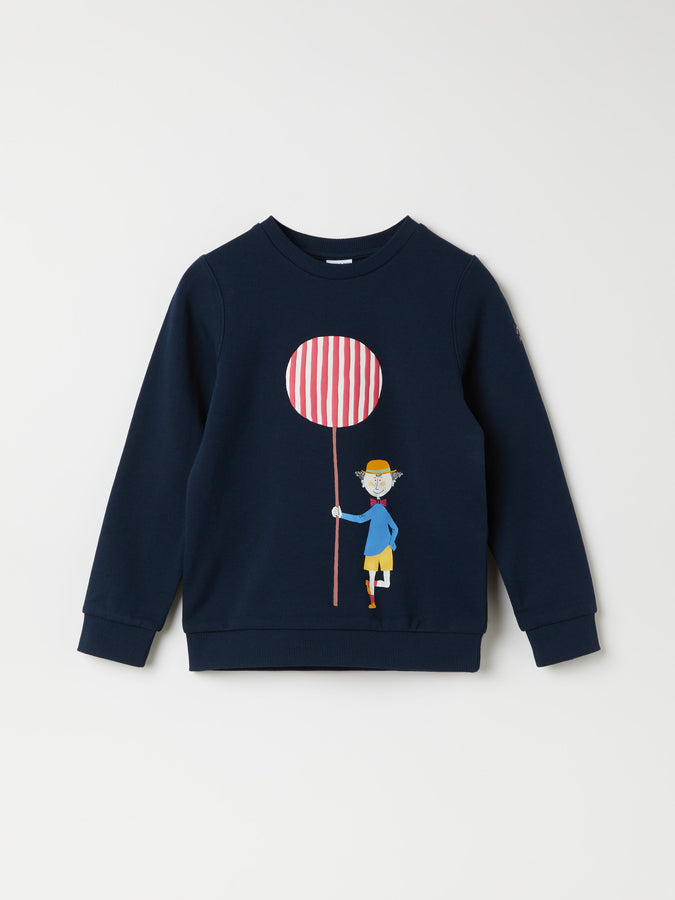 Lollypop Print Kids Sweatshirt from the Polarn O. Pyret kidswear collection. Clothes made using sustainably sourced materials.