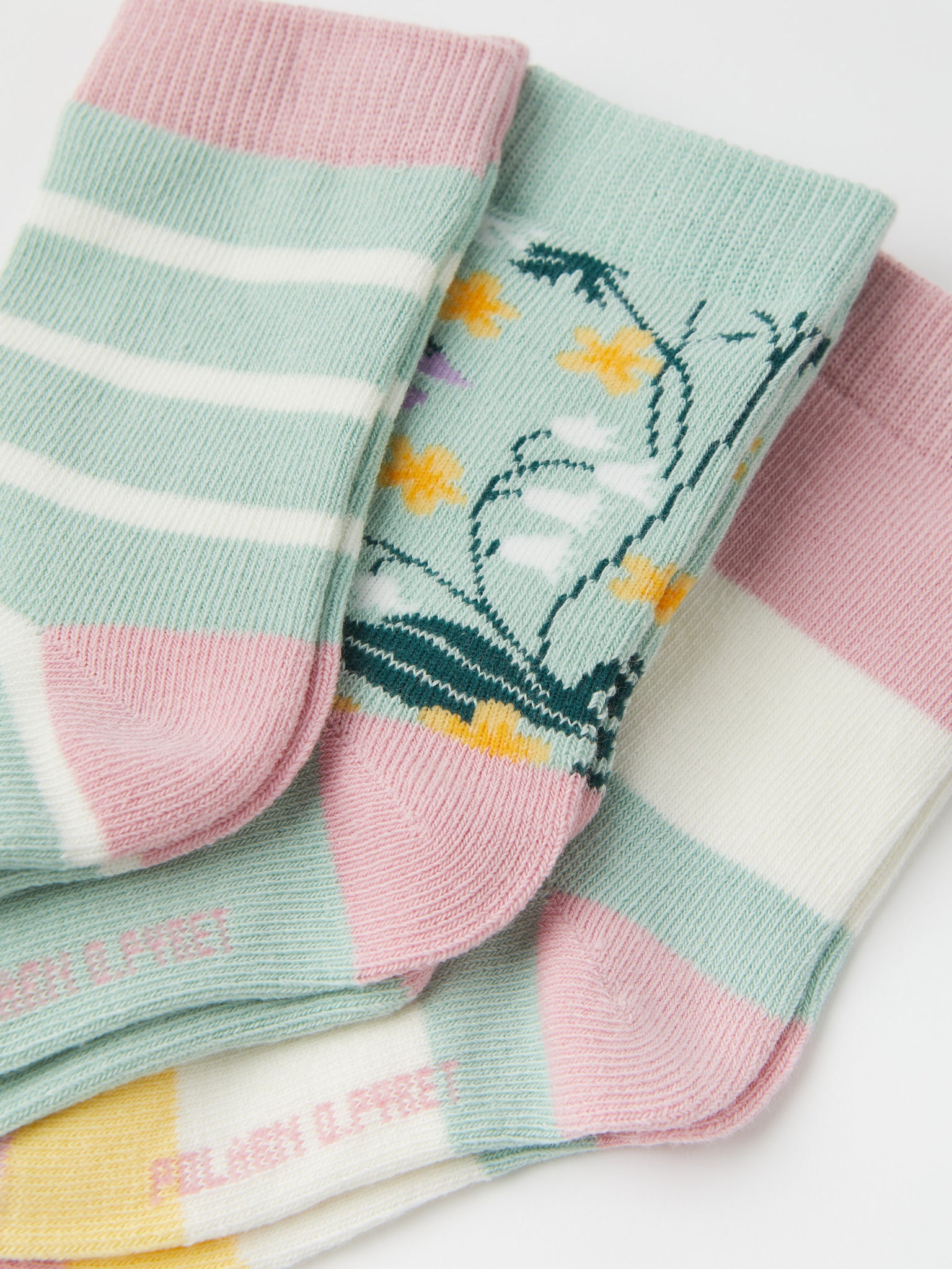 Three Pack Kids Socks from the Polarn O. Pyret kidswear collection. The best ethical kids clothes
