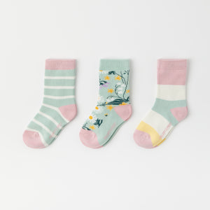 Three Pack Kids Socks from the Polarn O. Pyret kidswear collection. The best ethical kids clothes