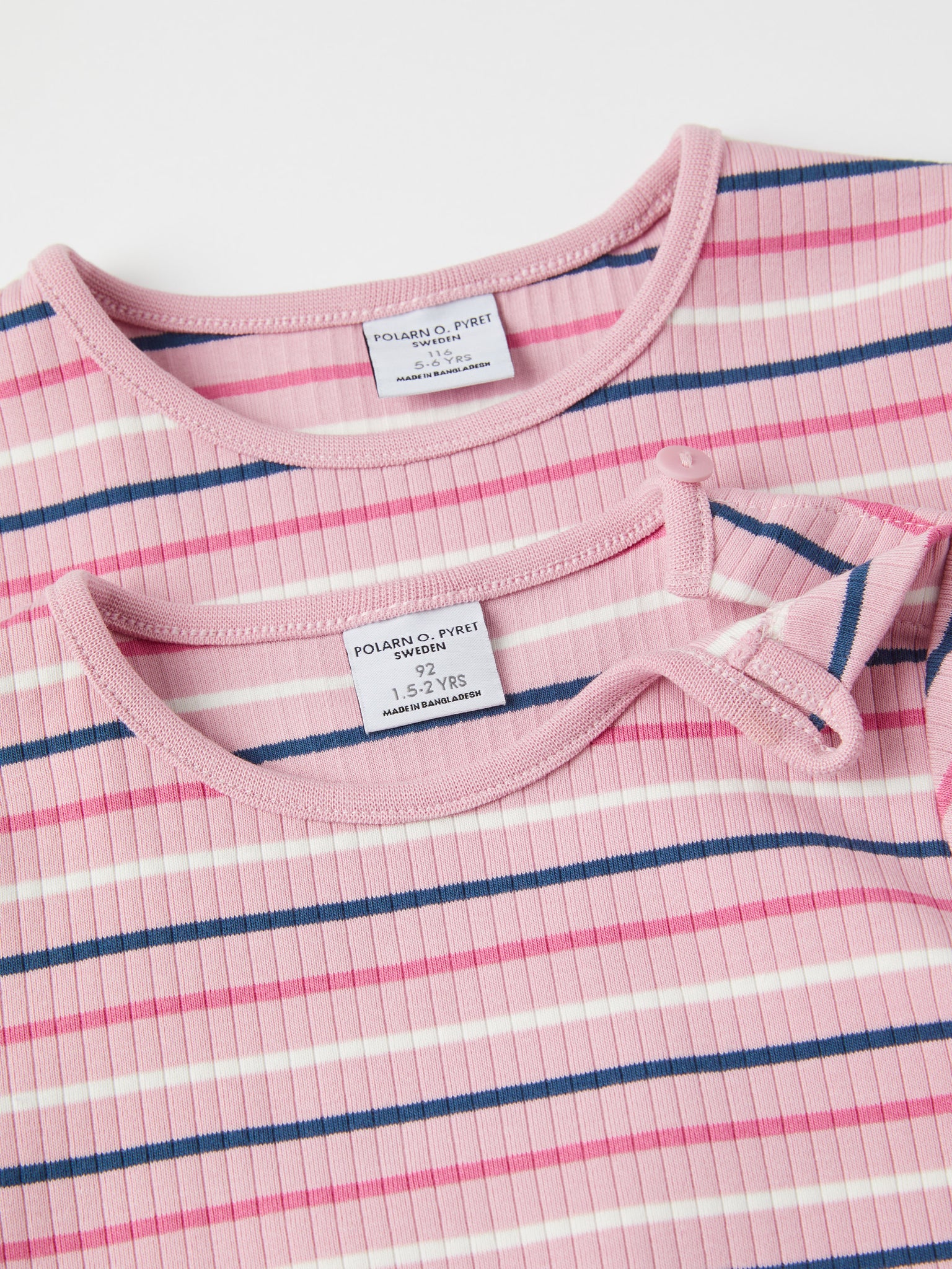 Striped Cotton Kids T-Shirt from the Polarn O. Pyret kidswear collection. The best ethical kids clothes