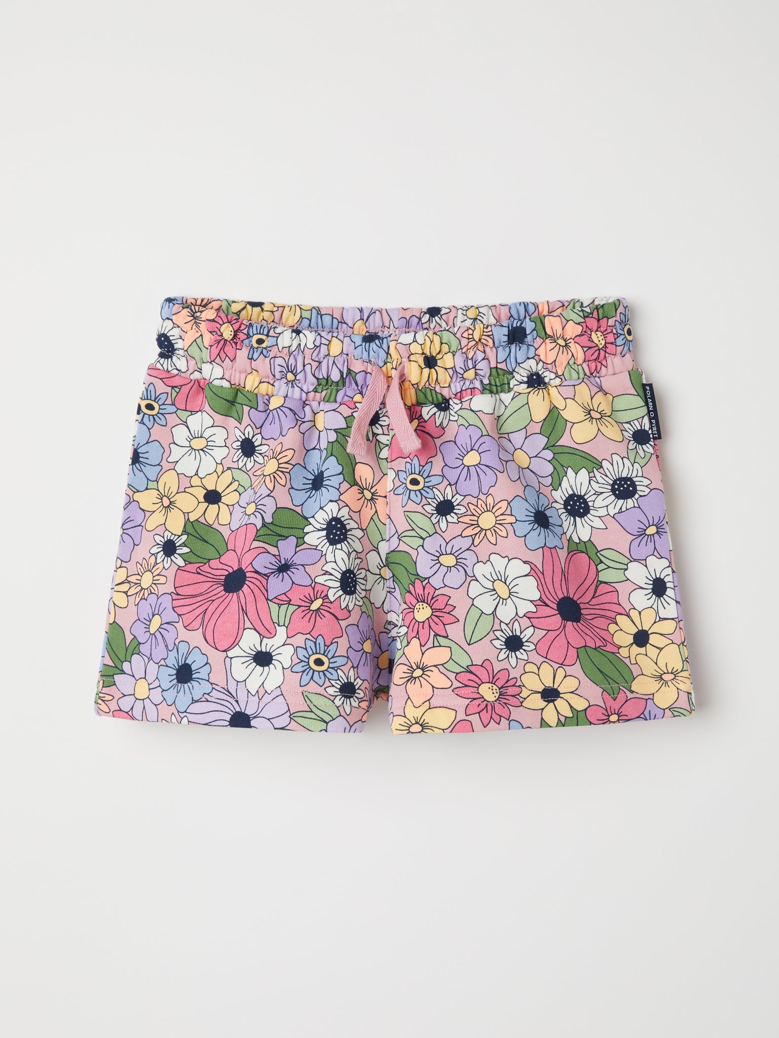 Floral Print Kids Jersey Shorts from the Polarn O. Pyret kidswear collection. The best ethical kids clothes