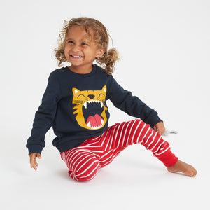Tiger Print Kids Sweatshirt