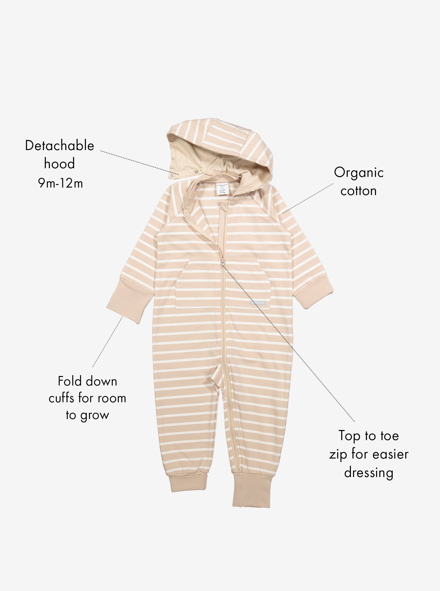 Striped Baby All-in-one