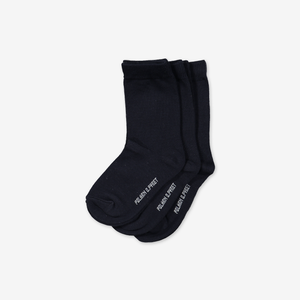 3 Pack Kids Socks Navy, organic cotton comfortable polarn o. pyret