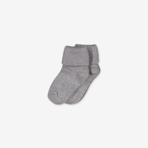 Socks In Pack Of 2 Grey Unisex 0-4m