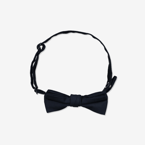 kids organic cotton navy bow tie, adjustable easy use, ethical kids clothes 