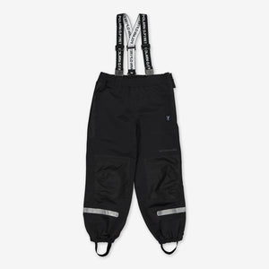 Kids Waterproof Shell Trousers Black