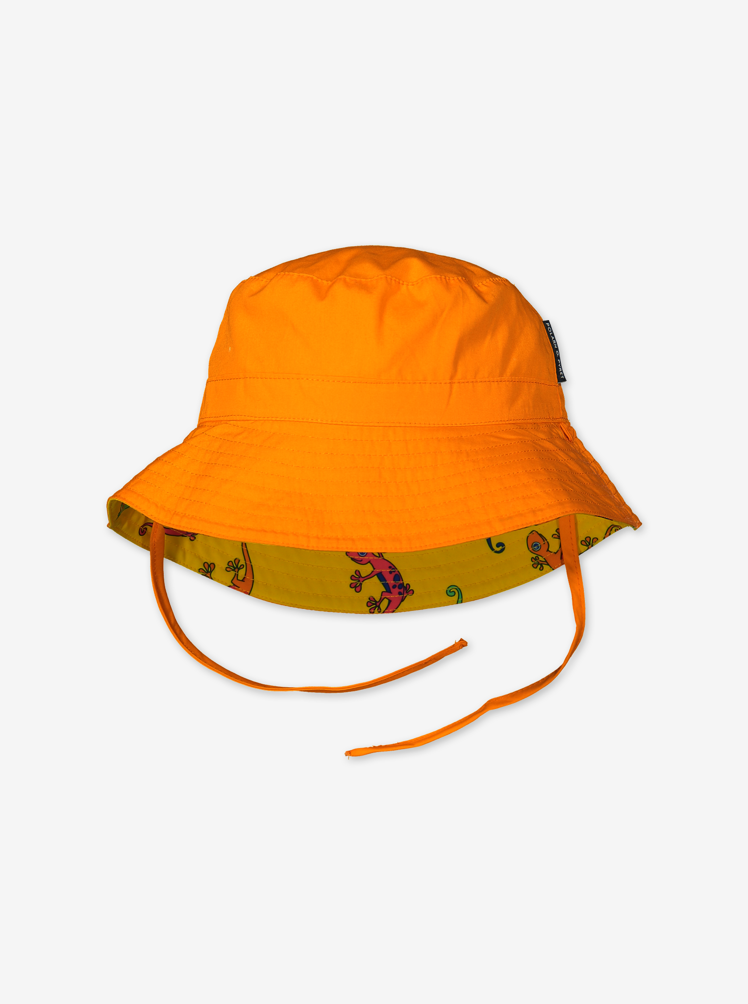 Reversible sun hat with UV protection-Unisex-9m-9y-Yellow