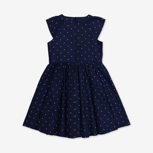 Spotted dress-Girl-1-12y-Blue