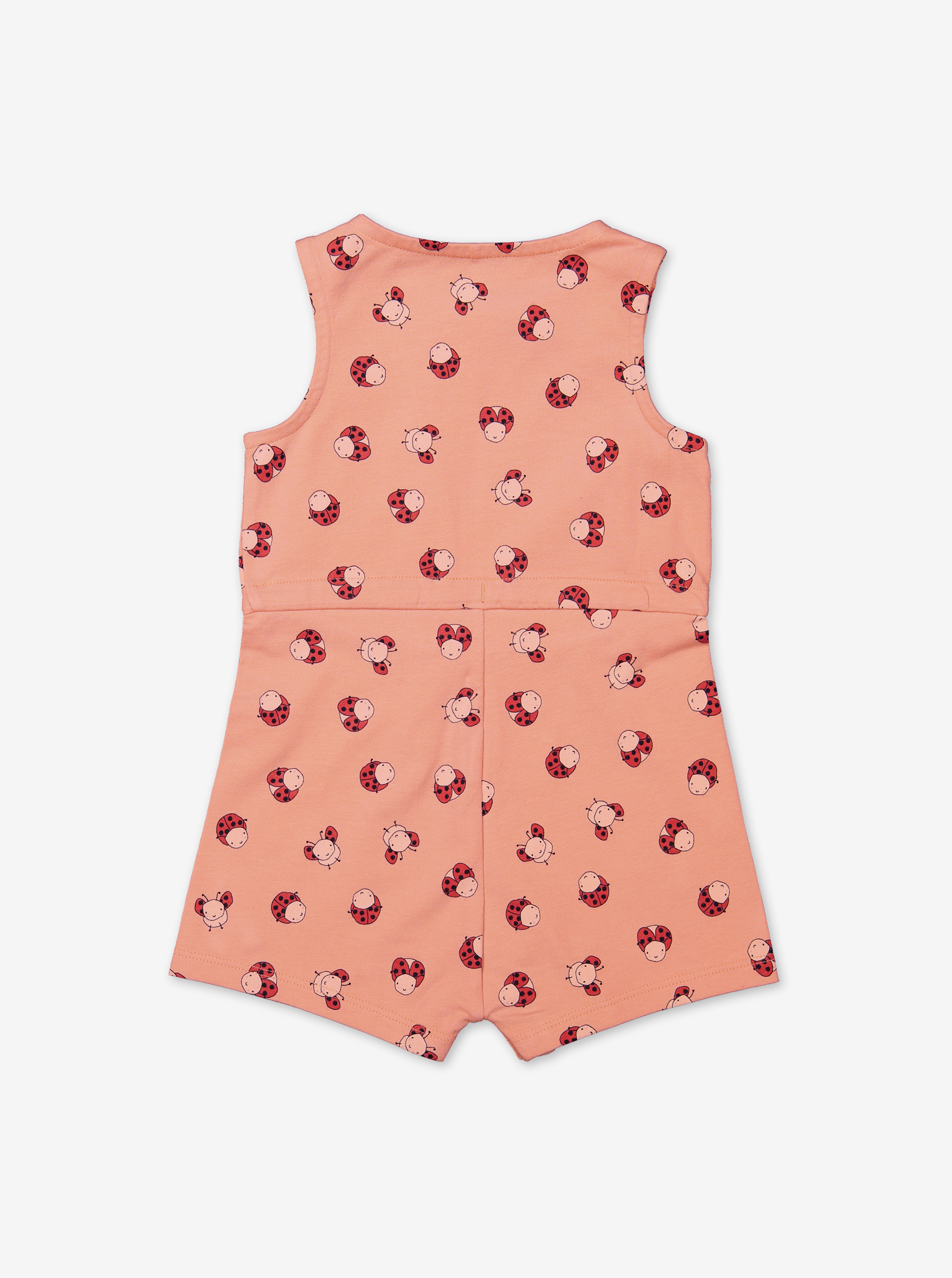 Playsuit with print for baby-Girl-0-1y-Pink