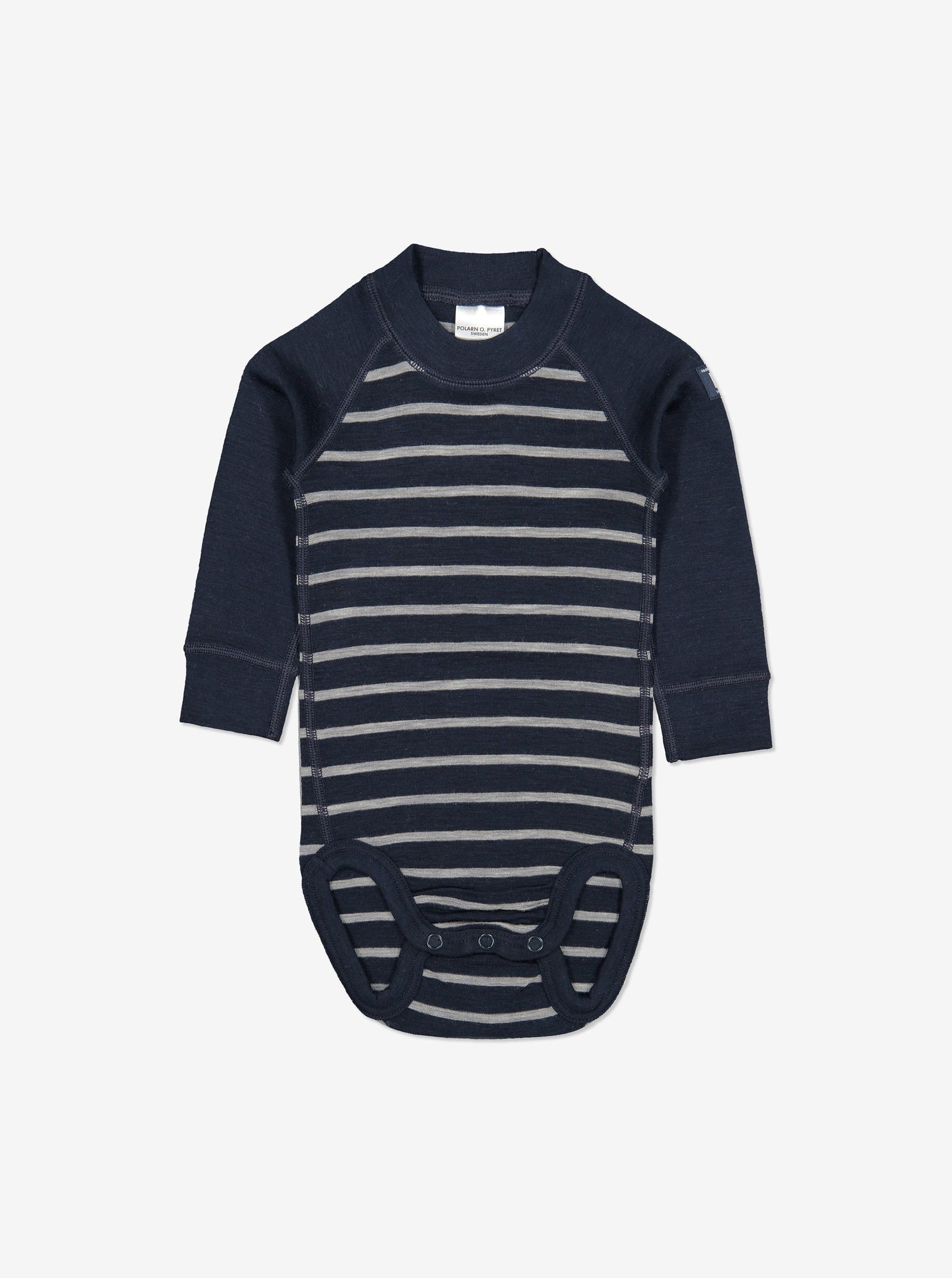 Thermal Merino Baby Bodysuit-0-2y-Navy-Boy